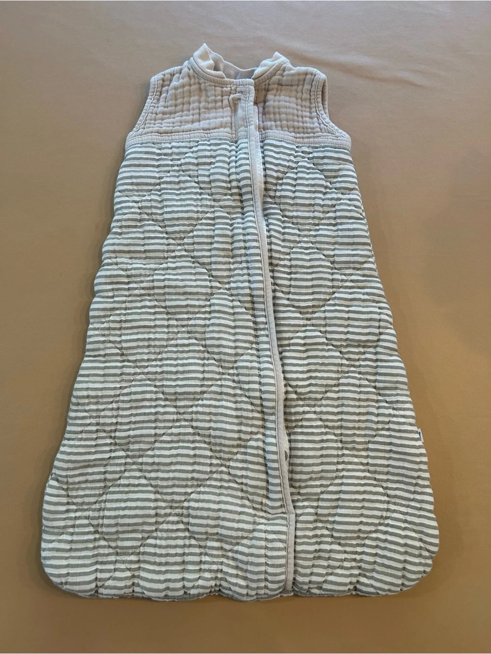 Woodland & Gray Striped Quilted Baby Sleep Sacks - 2-Pack